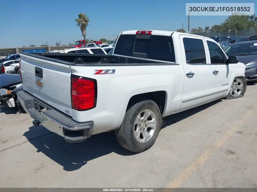 2015 Chevrolet Silverado 1500 Ltz VIN: 3GCUKSEJ1FG518552 Lot: 45597883