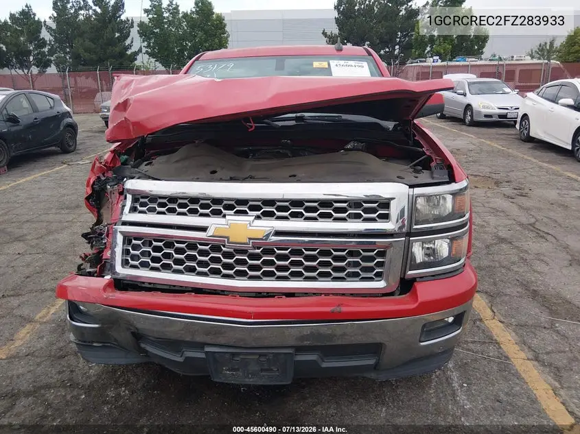 2015 Chevrolet Silverado 1500 Lt VIN: 1GCRCREC2FZ283933 Lot: 45600490