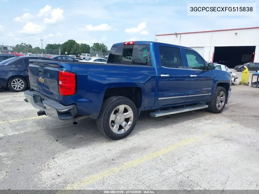 2015 Chevrolet Silverado 1500 Ltz VIN: 3GCPCSECXFG515838 Lot: 45615109