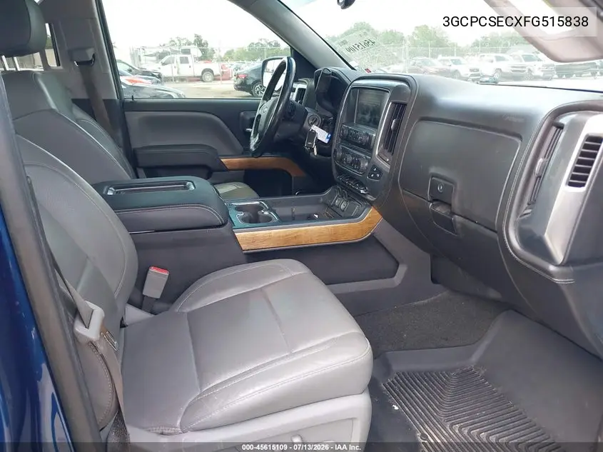 2015 Chevrolet Silverado 1500 Ltz VIN: 3GCPCSECXFG515838 Lot: 45615109