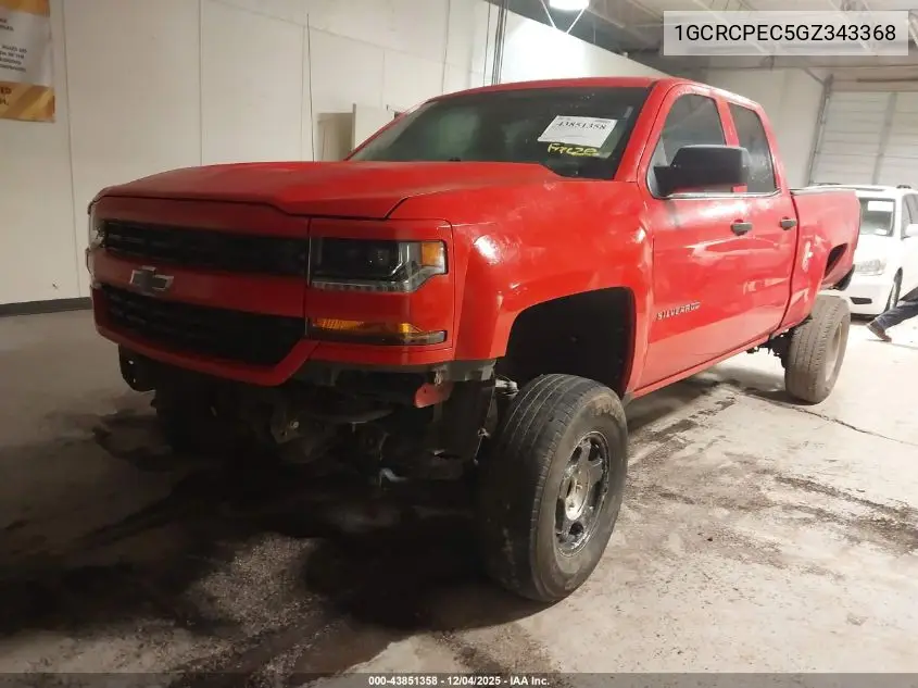 1GCRCPEC5GZ343368 2016 Chevrolet Silverado 1500 Custom