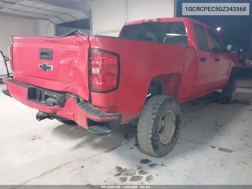 1GCRCPEC5GZ343368 2016 Chevrolet Silverado 1500 Custom