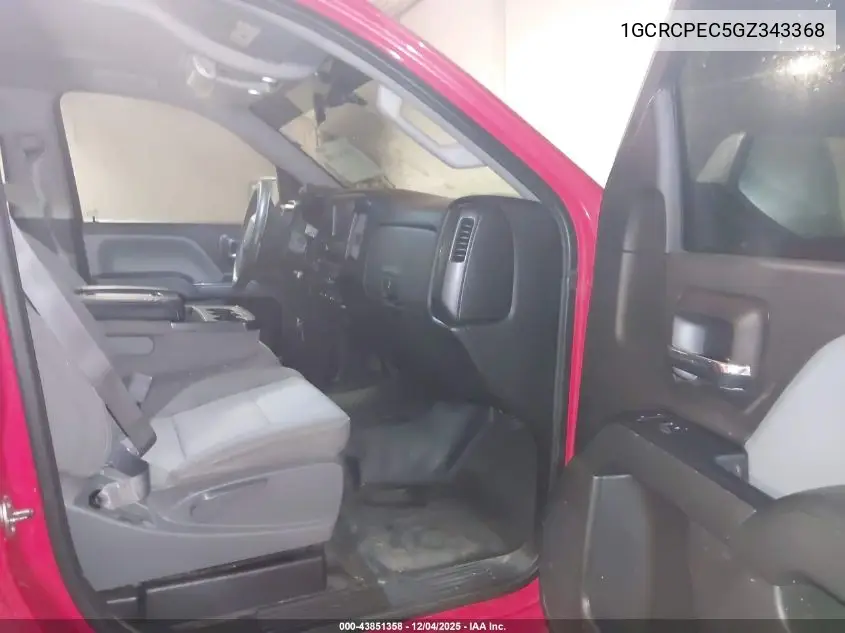 1GCRCPEC5GZ343368 2016 Chevrolet Silverado 1500 Custom