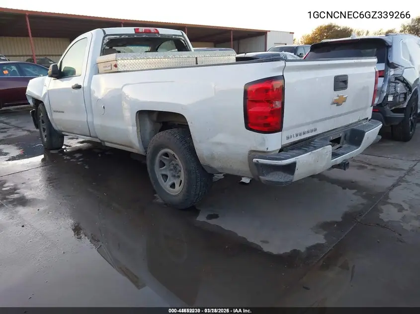 1GCNCNEC6GZ339266 2016 Chevrolet Silverado 1500 Wt