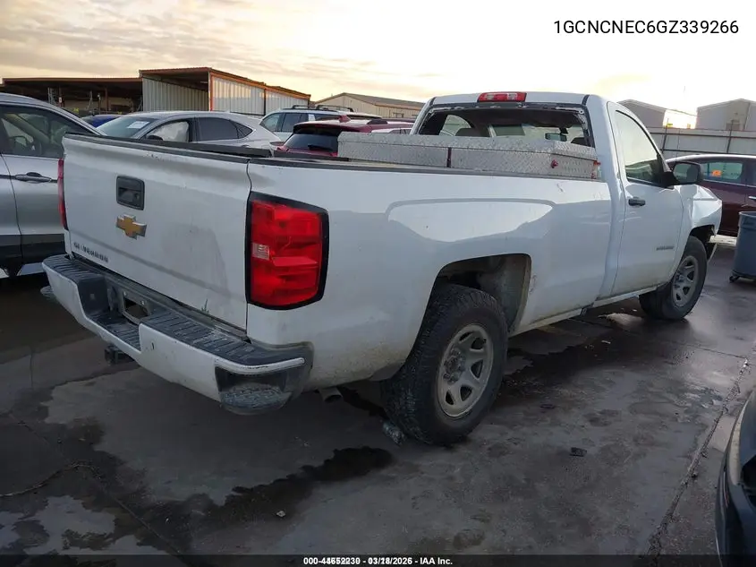 1GCNCNEC6GZ339266 2016 Chevrolet Silverado 1500 Wt