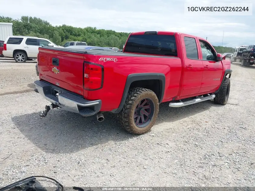 2016 Chevrolet Silverado 1500 Lt VIN: 1GCVKREC2GZ262244 Lot: 45411198