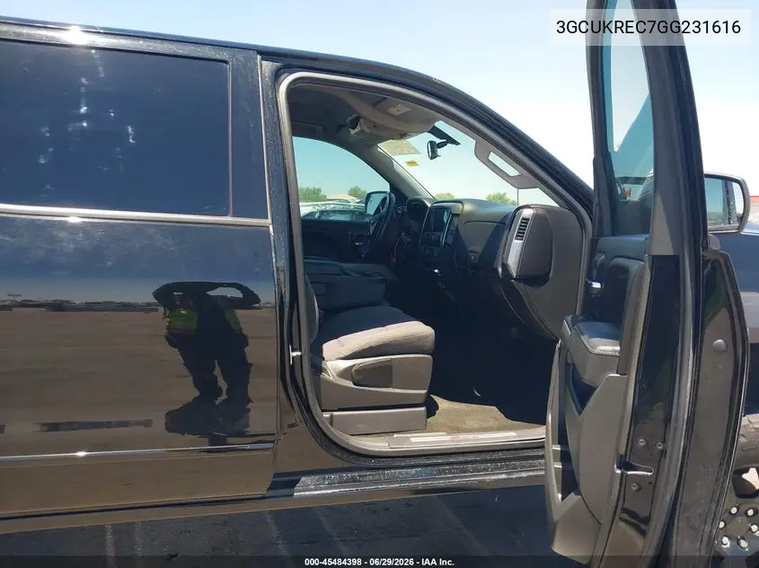 3GCUKREC7GG231616 2016 Chevrolet Silverado 1500 2Lt