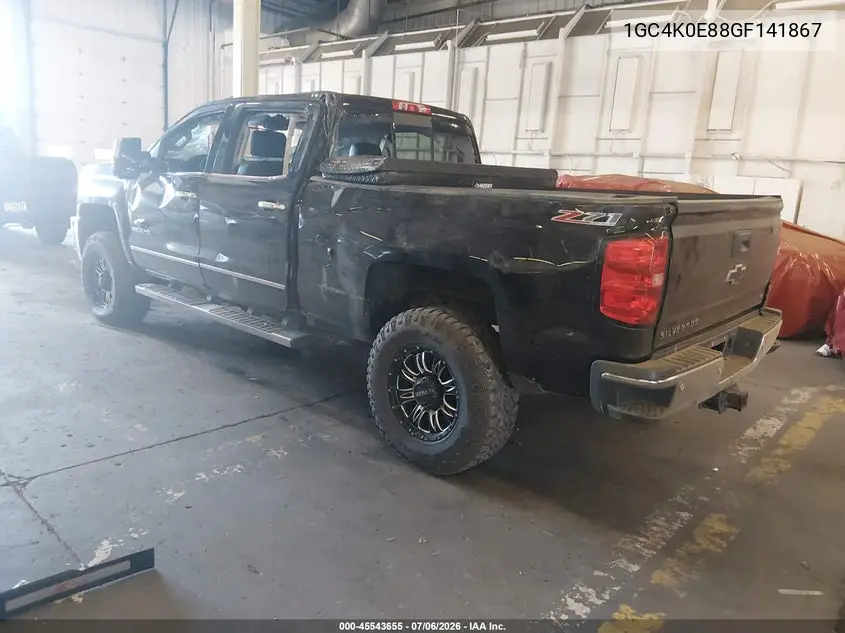 2016 Chevrolet Silverado 3500Hd Ltz VIN: 1GC4K0E88GF141867 Lot: 45543655