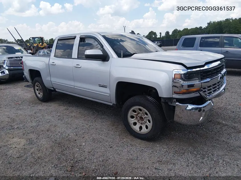 2016 Chevrolet Silverado 1500 Lt VIN: 3GCPCREC0GG361537 Lot: 45627038