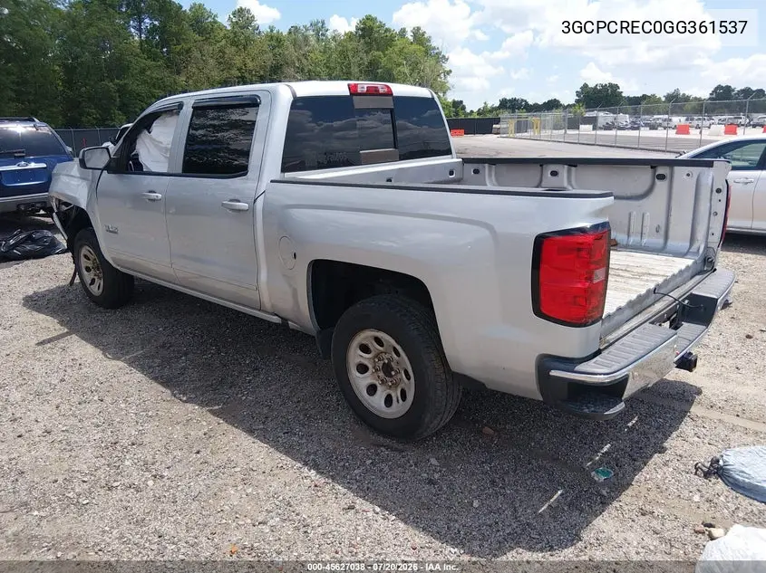 2016 Chevrolet Silverado 1500 Lt VIN: 3GCPCREC0GG361537 Lot: 45627038