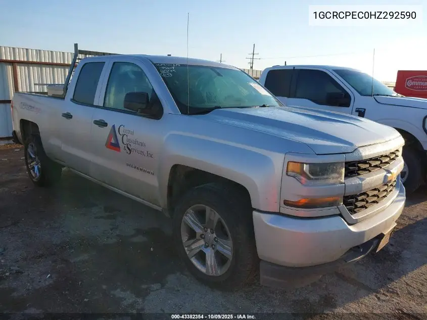 1GCRCPEC0HZ292590 2017 Chevrolet Silverado 1500 Custom