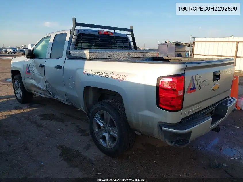 1GCRCPEC0HZ292590 2017 Chevrolet Silverado 1500 Custom