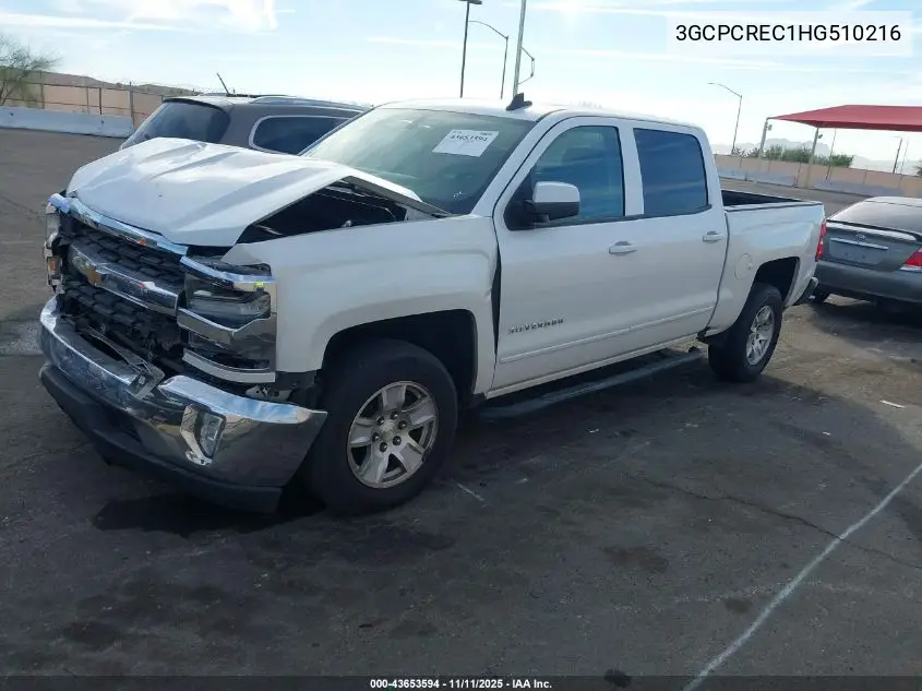3GCPCREC1HG510216 2017 Chevrolet Silverado 1500 1Lt