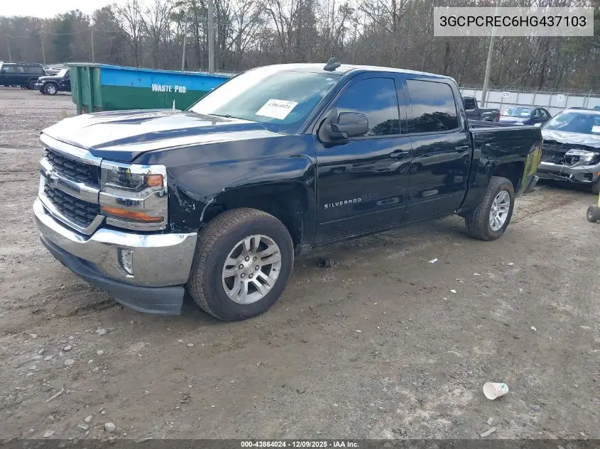 3GCPCREC6HG437103 2017 Chevrolet Silverado 1500 1Lt