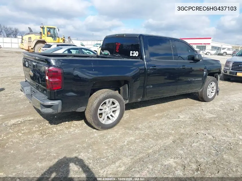 3GCPCREC6HG437103 2017 Chevrolet Silverado 1500 1Lt