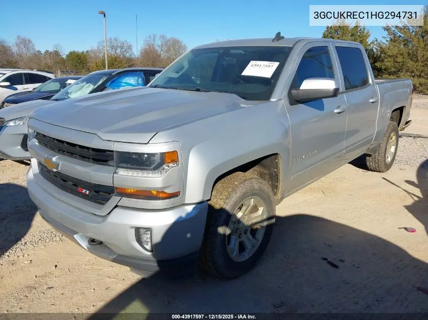 3GCUKREC1HG294731 2017 Chevrolet Silverado 1500 2Lt