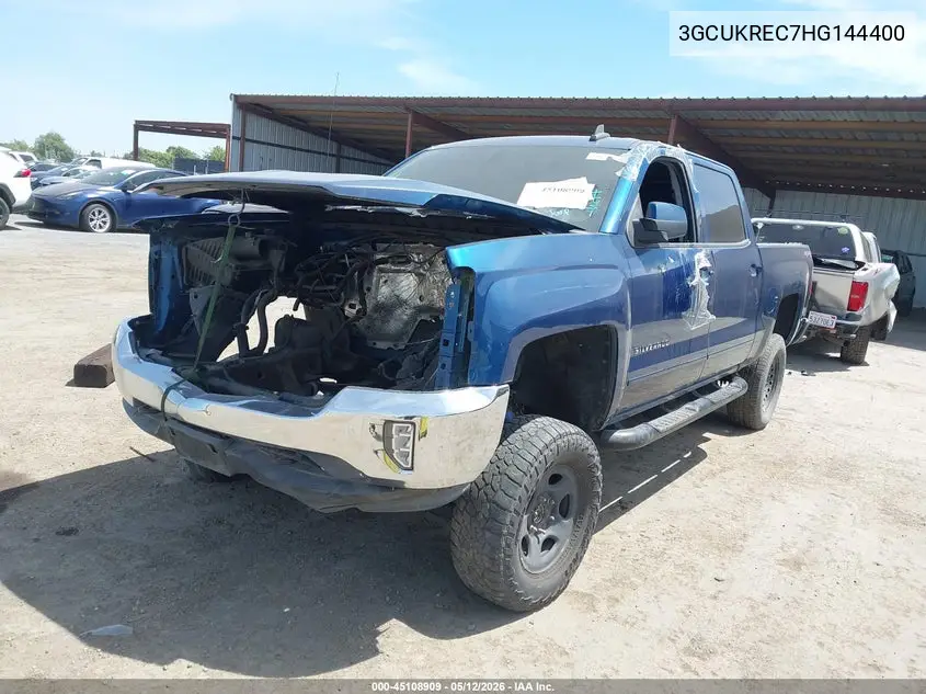 3GCUKREC7HG144400 2017 Chevrolet Silverado 1500 1Lt