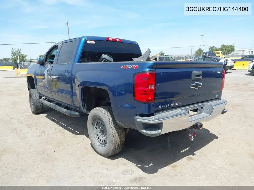 3GCUKREC7HG144400 2017 Chevrolet Silverado 1500 1Lt