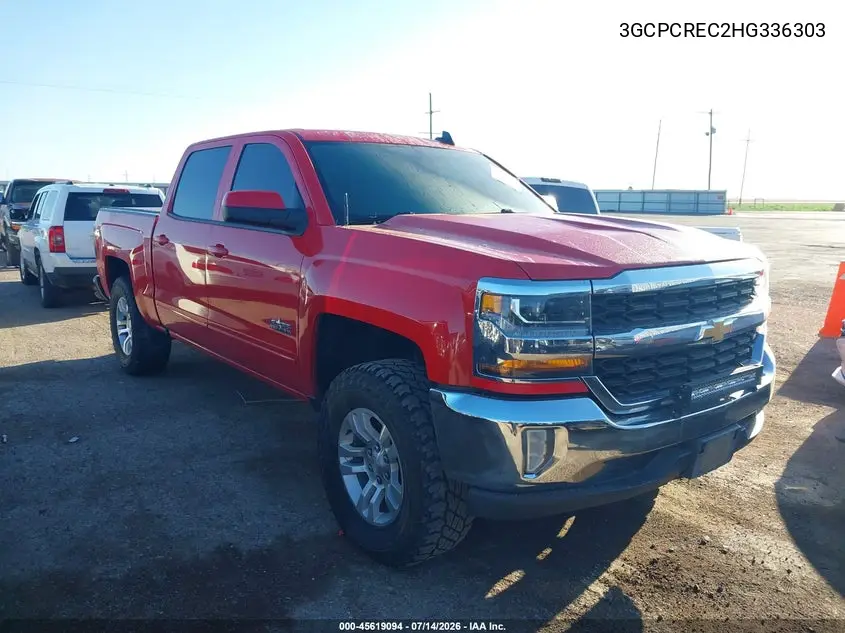 2017 Chevrolet Silverado 1500 Lt VIN: 3GCPCREC2HG336303 Lot: 45619094