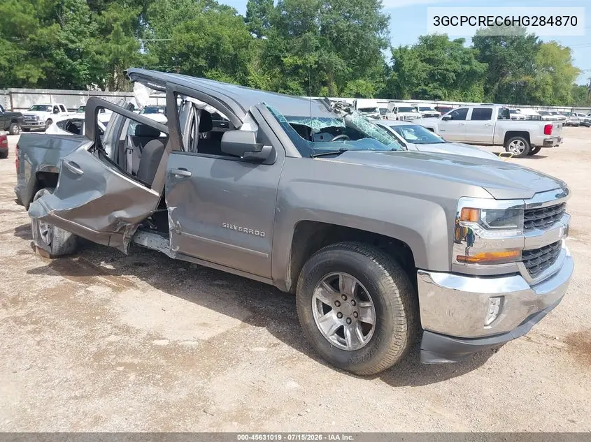 2017 Chevrolet Silverado 1500 Lt VIN: 3GCPCREC6HG284870 Lot: 45631019