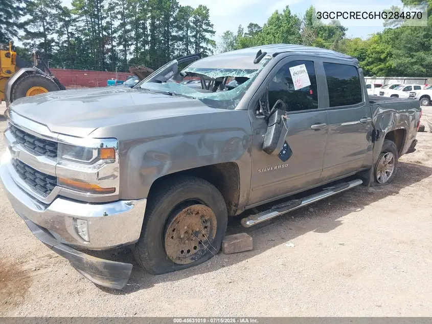 2017 Chevrolet Silverado 1500 Lt VIN: 3GCPCREC6HG284870 Lot: 45631019