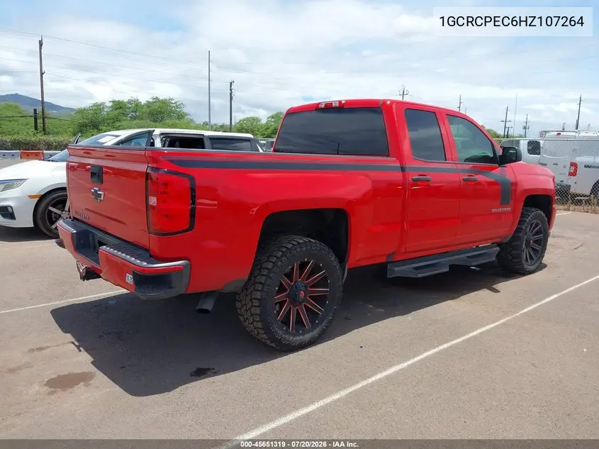 2017 Chevrolet Silverado 1500 Custom VIN: 1GCRCPEC6HZ107264 Lot: 45651319