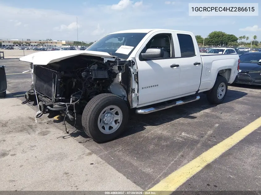 2017 Chevrolet Silverado 1500 Custom VIN: 1GCRCPEC4HZ286615 Lot: 45683037