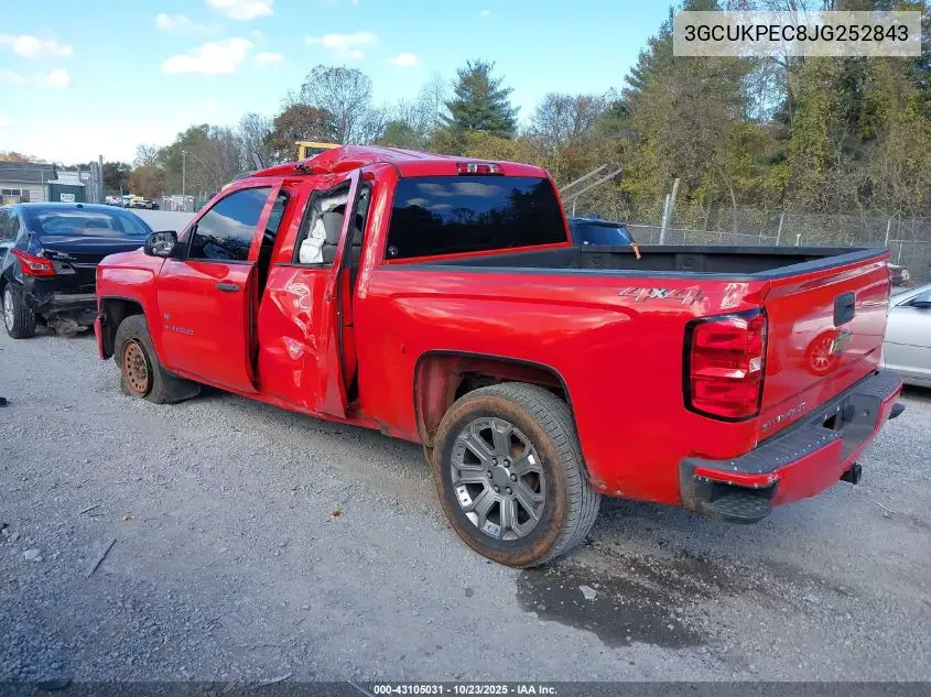 3GCUKPEC8JG252843 2018 Chevrolet Silverado 1500 Custom