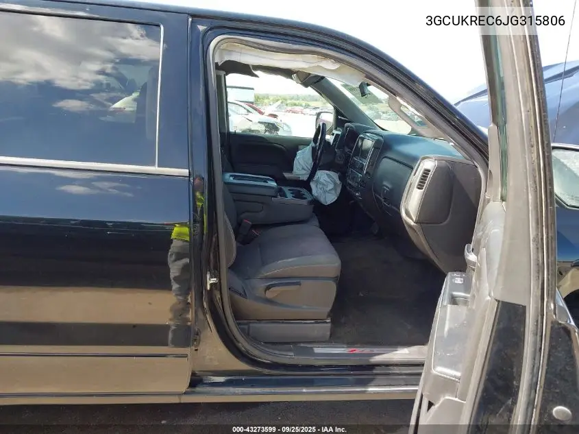 3GCUKREC6JG315806 2018 Chevrolet Silverado 1500 2Lt