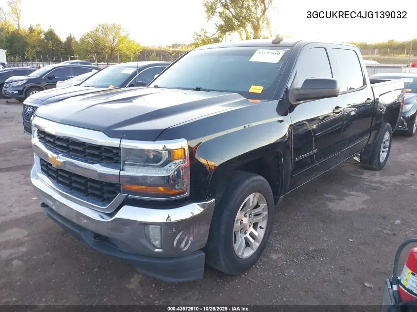 3GCUKREC4JG139032 2018 Chevrolet Silverado 1500 1Lt