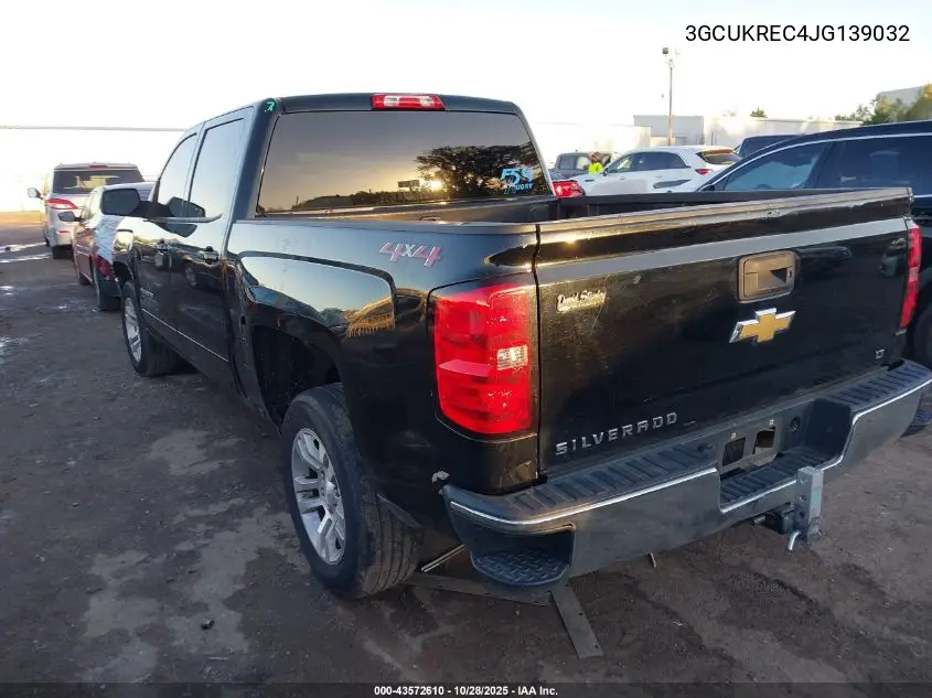3GCUKREC4JG139032 2018 Chevrolet Silverado 1500 1Lt