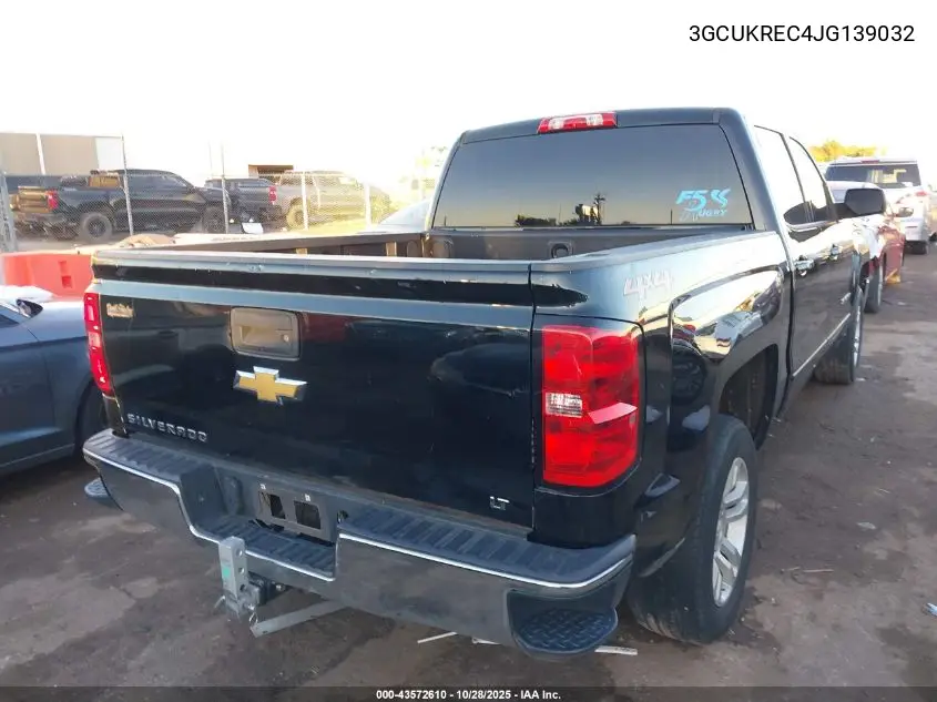 3GCUKREC4JG139032 2018 Chevrolet Silverado 1500 1Lt