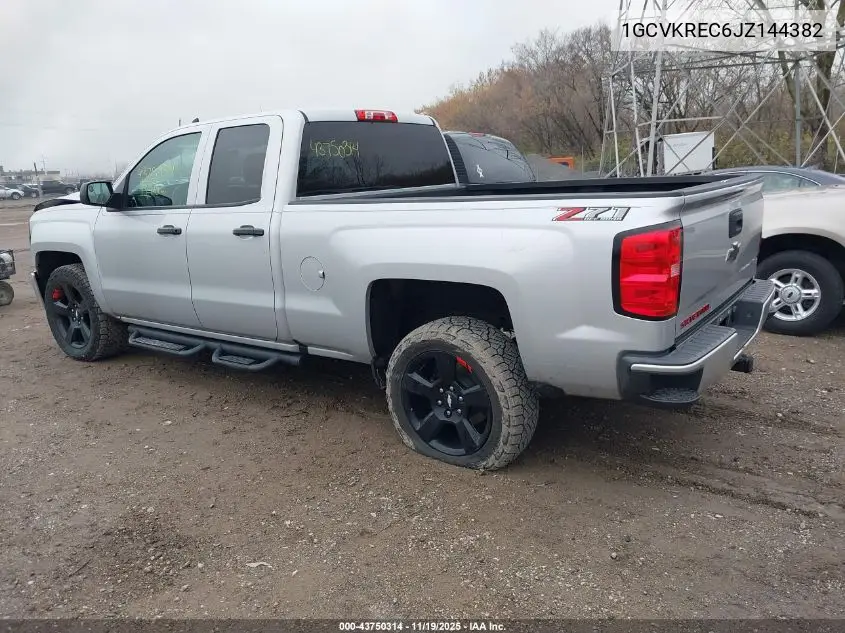 1GCVKREC6JZ144382 2018 Chevrolet Silverado 1500 2Lt