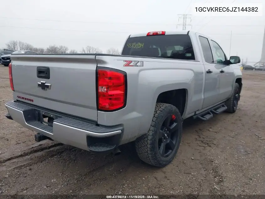 1GCVKREC6JZ144382 2018 Chevrolet Silverado 1500 2Lt