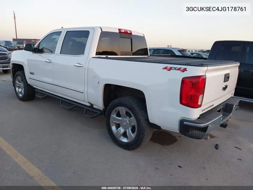 2018 Chevrolet Silverado 1500 1Lz VIN: 3GCUKSEC4JG178761 Lot: 45450758