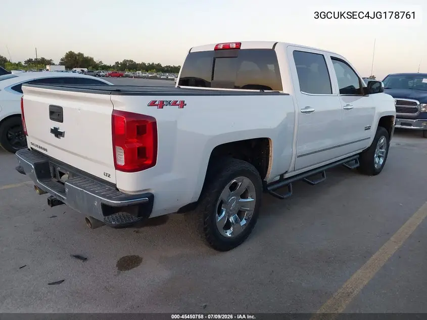 2018 Chevrolet Silverado 1500 1Lz VIN: 3GCUKSEC4JG178761 Lot: 45450758