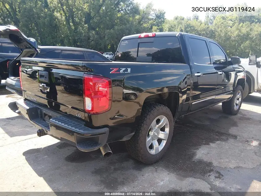 2018 Chevrolet Silverado 1500 2Lz VIN: 3GCUKSECXJG119424 Lot: 45595844