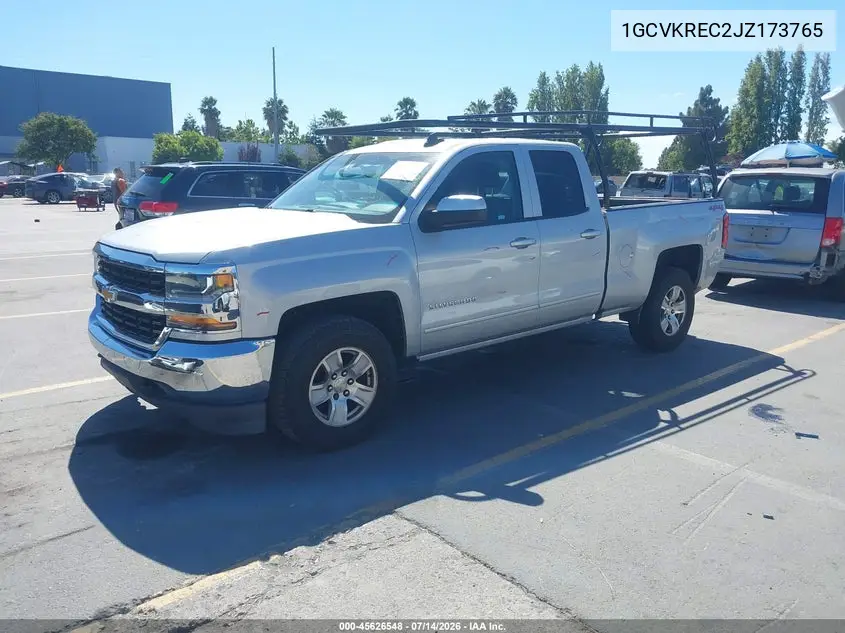 2018 Chevrolet Silverado 1500 1Lt VIN: 1GCVKREC2JZ173765 Lot: 45626548