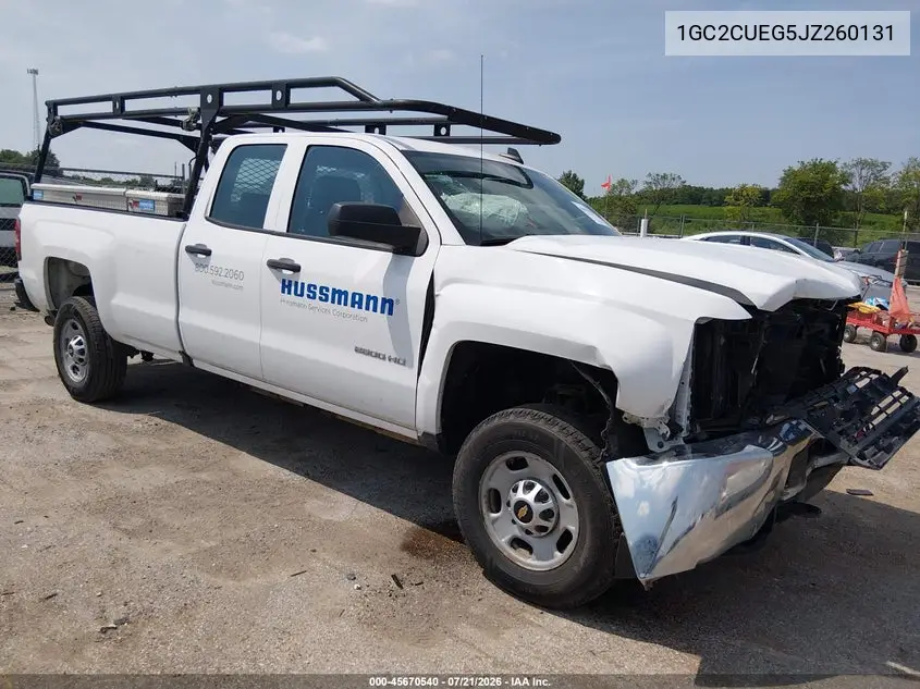 2018 Chevrolet Silverado 2500Hd Wt VIN: 1GC2CUEG5JZ260131 Lot: 45670540