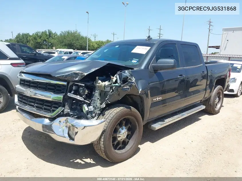 2018 Chevrolet Silverado 1500 1Lt VIN: 3GCPCREC9JG531868 Lot: 45673140