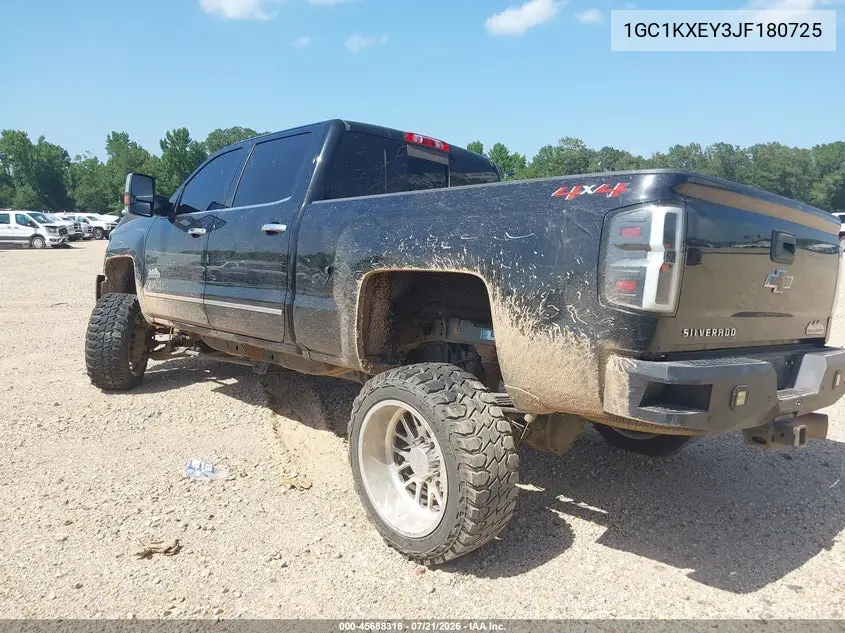 2018 Chevrolet Silverado 2500Hd High Country VIN: 1GC1KXEY3JF180725 Lot: 45688318