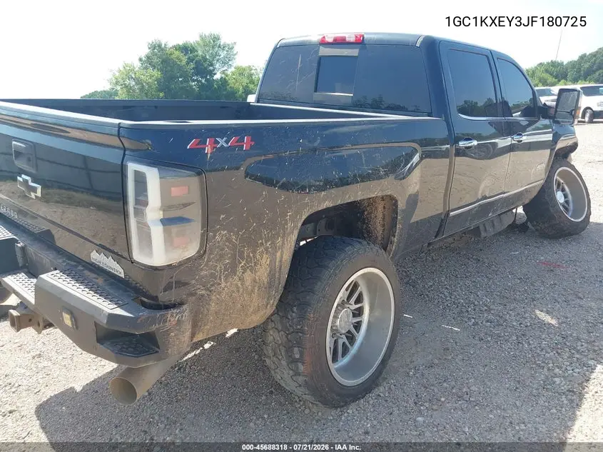 2018 Chevrolet Silverado 2500Hd High Country VIN: 1GC1KXEY3JF180725 Lot: 45688318