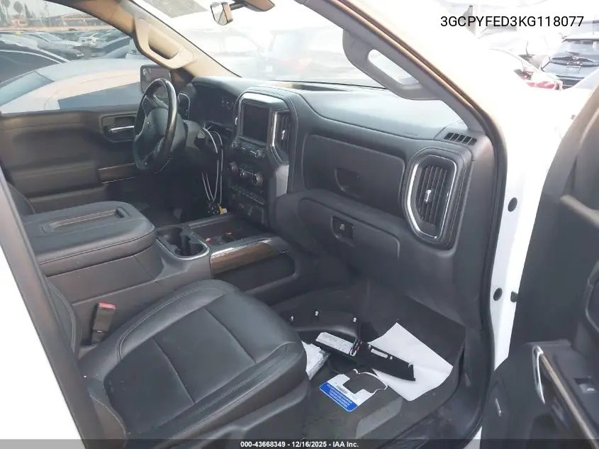 3GCPYFED3KG118077 2019 Chevrolet Silverado 1500 Lt Trail Boss