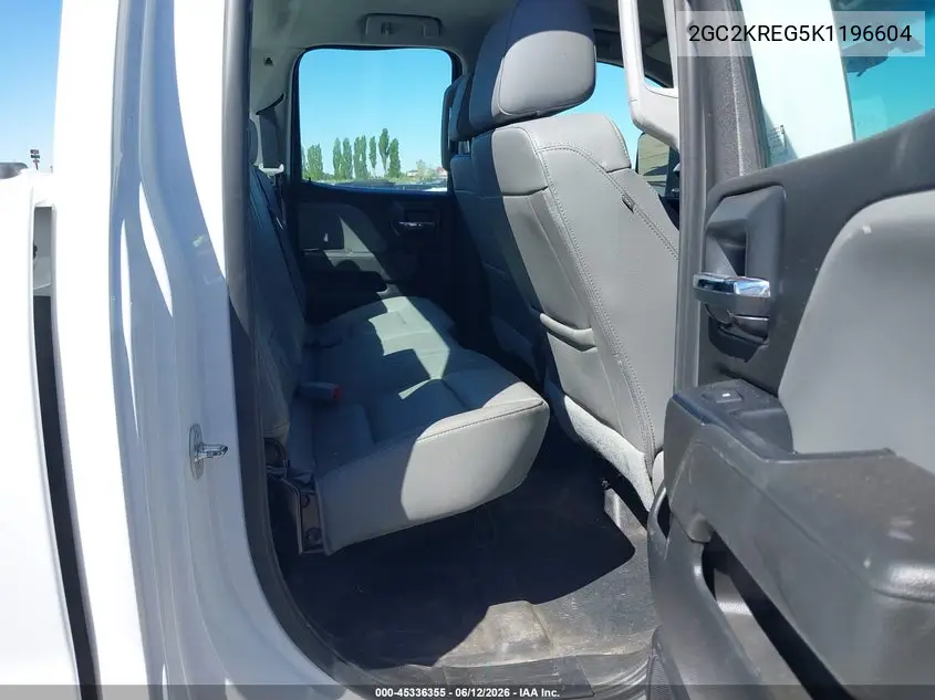 2019 Chevrolet Silverado 2500Hd Wt VIN: 2GC2KREG5K1196604 Lot: 45336355