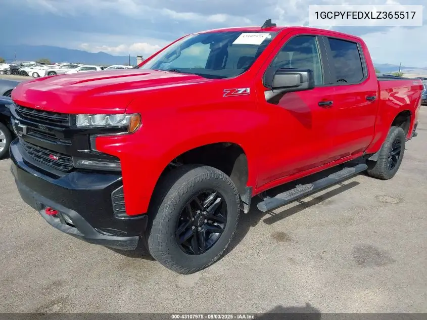 1GCPYFEDXLZ365517 2020 Chevrolet Silverado 1500 4Wd Short Bed Lt Trail Boss