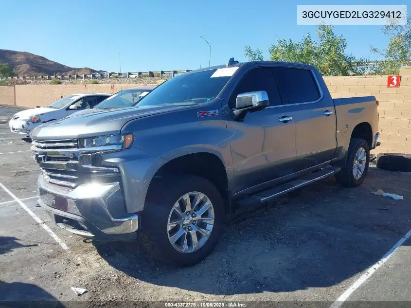 3GCUYGED2LG329412 2020 Chevrolet Silverado 1500