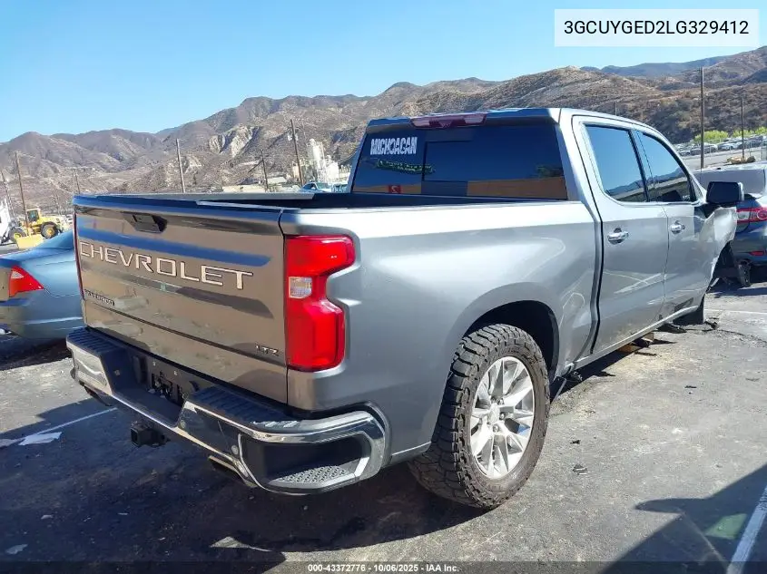 3GCUYGED2LG329412 2020 Chevrolet Silverado 1500