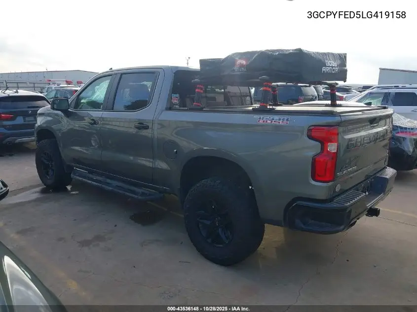 3GCPYFED5LG419158 2020 Chevrolet Silverado 1500 4Wd Short Bed Lt Trail Boss