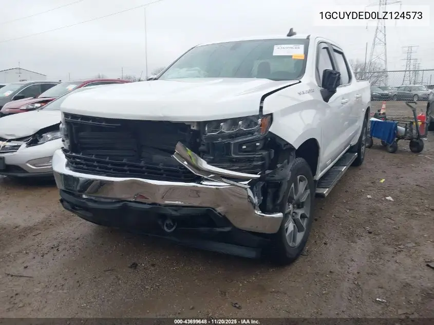 1GCUYDED0LZ124573 2020 Chevrolet Silverado 1500 4Wd Short Bed Lt