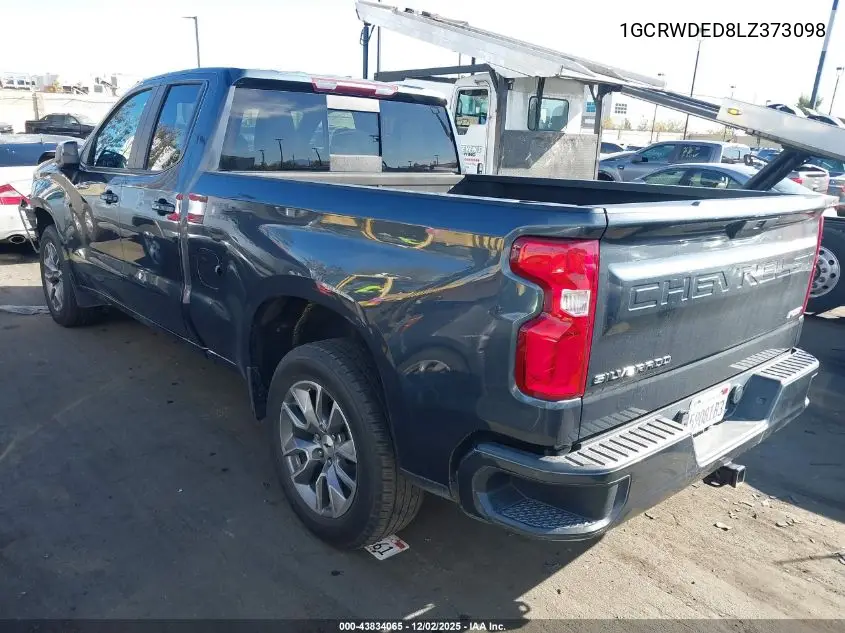 1GCRWDED8LZ373098 2020 Chevrolet Silverado 1500 2Wd Standard Bed Rst